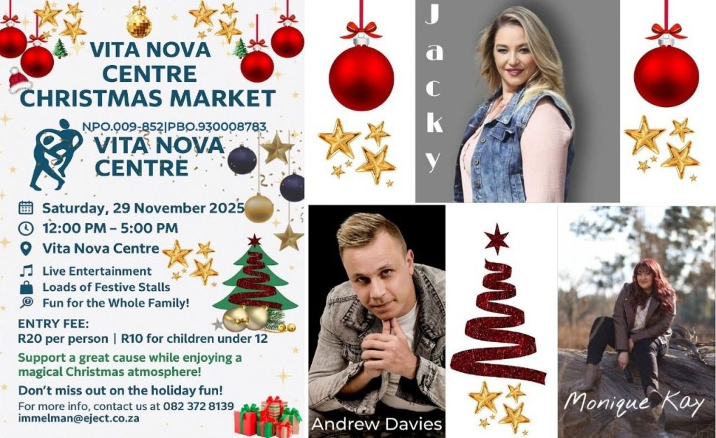 Vita Nova Christmas Market flyer for 29 November 2025