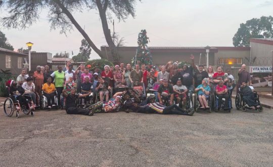 Christmas Photo Vita Nova Staff and residents 2025