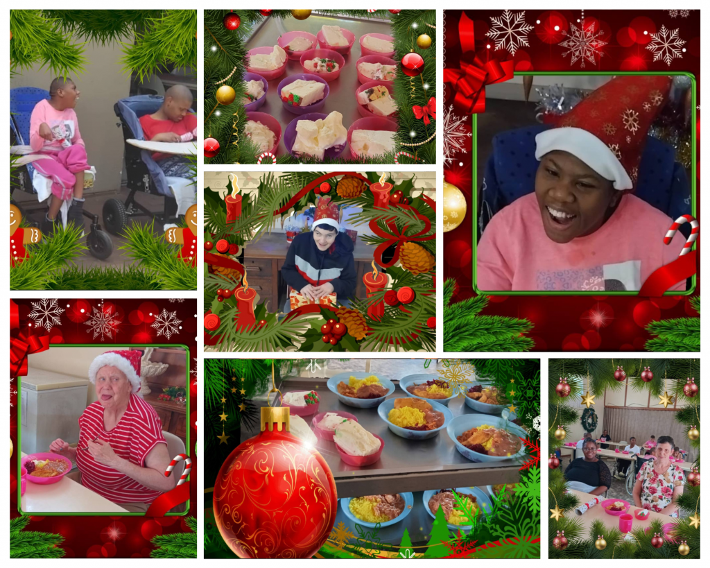 Photo collage of Vita Nova's Christmas Lunch 2025