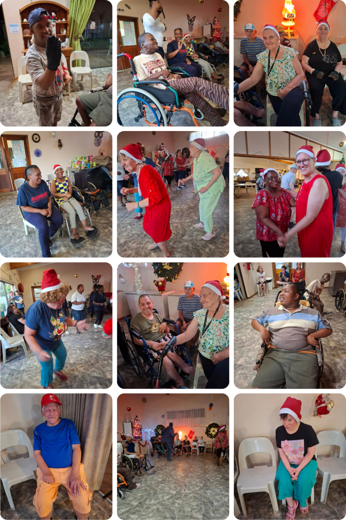 Collage of photos from the christmas dance 2024