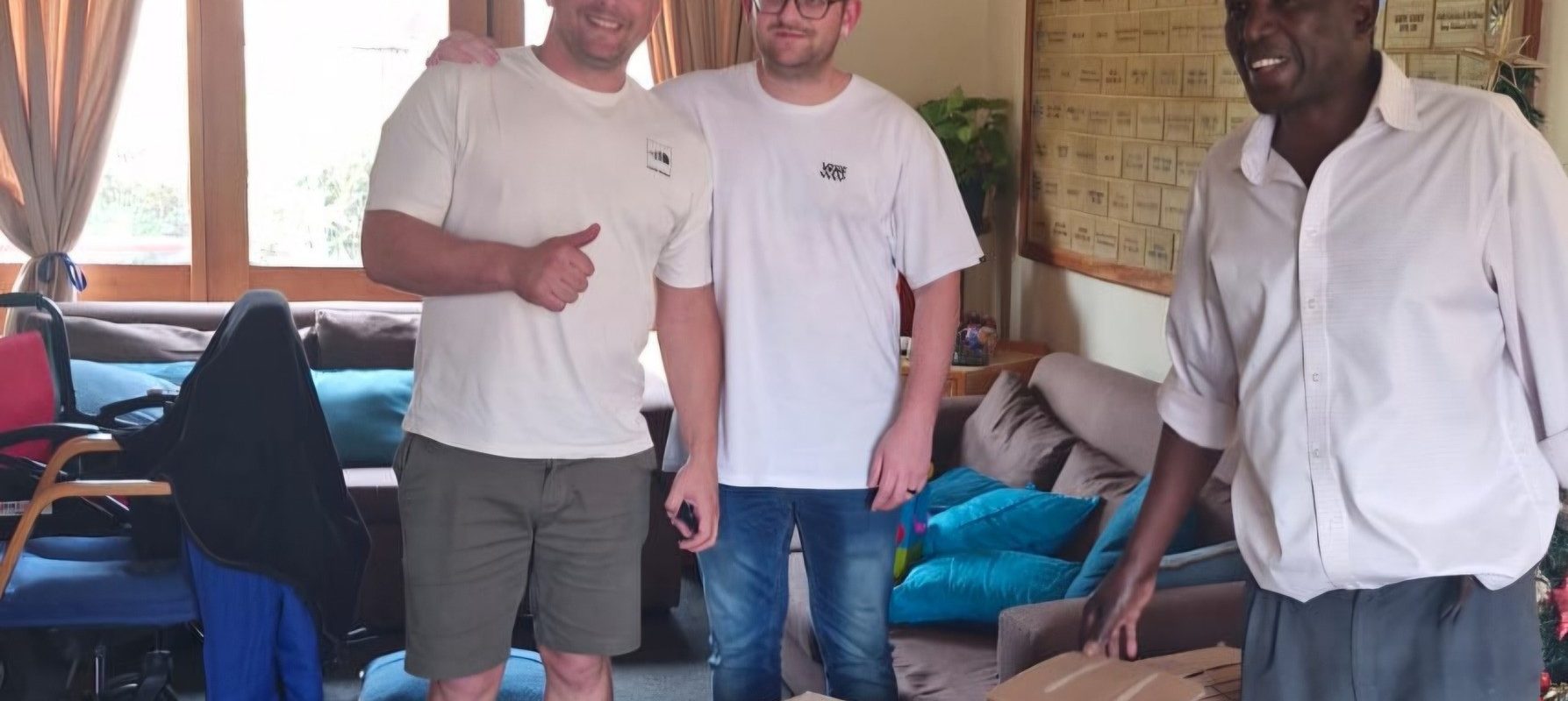 Toiletry donation from Badger Moustache Club