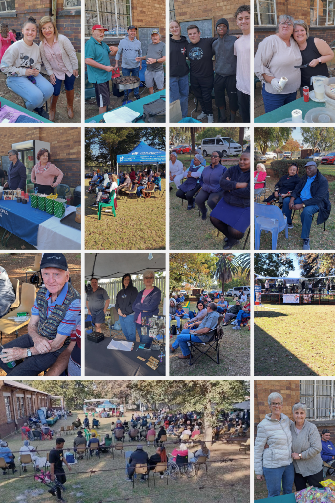 A collage of photos from the concert