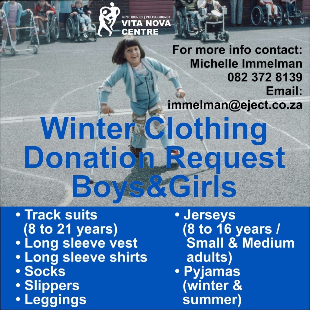 Winter clothing donation pledge for 2025