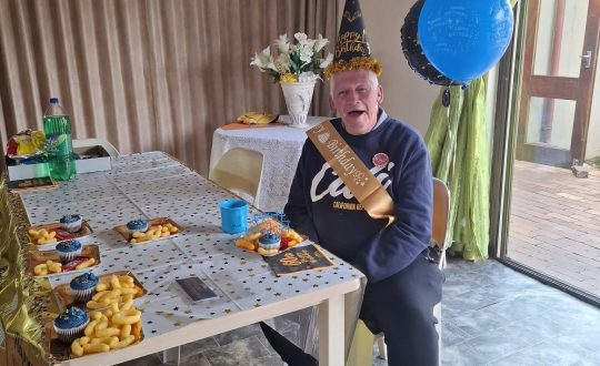 Warren on his 60th birthday